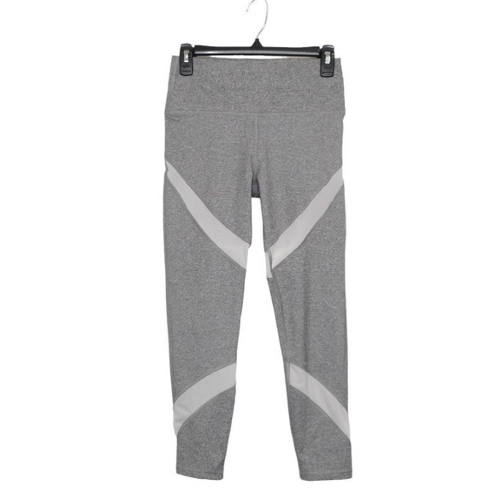 Aerie Womens Leggings M S Gray Capri Chill Play Move Athletic Workout Athleisure